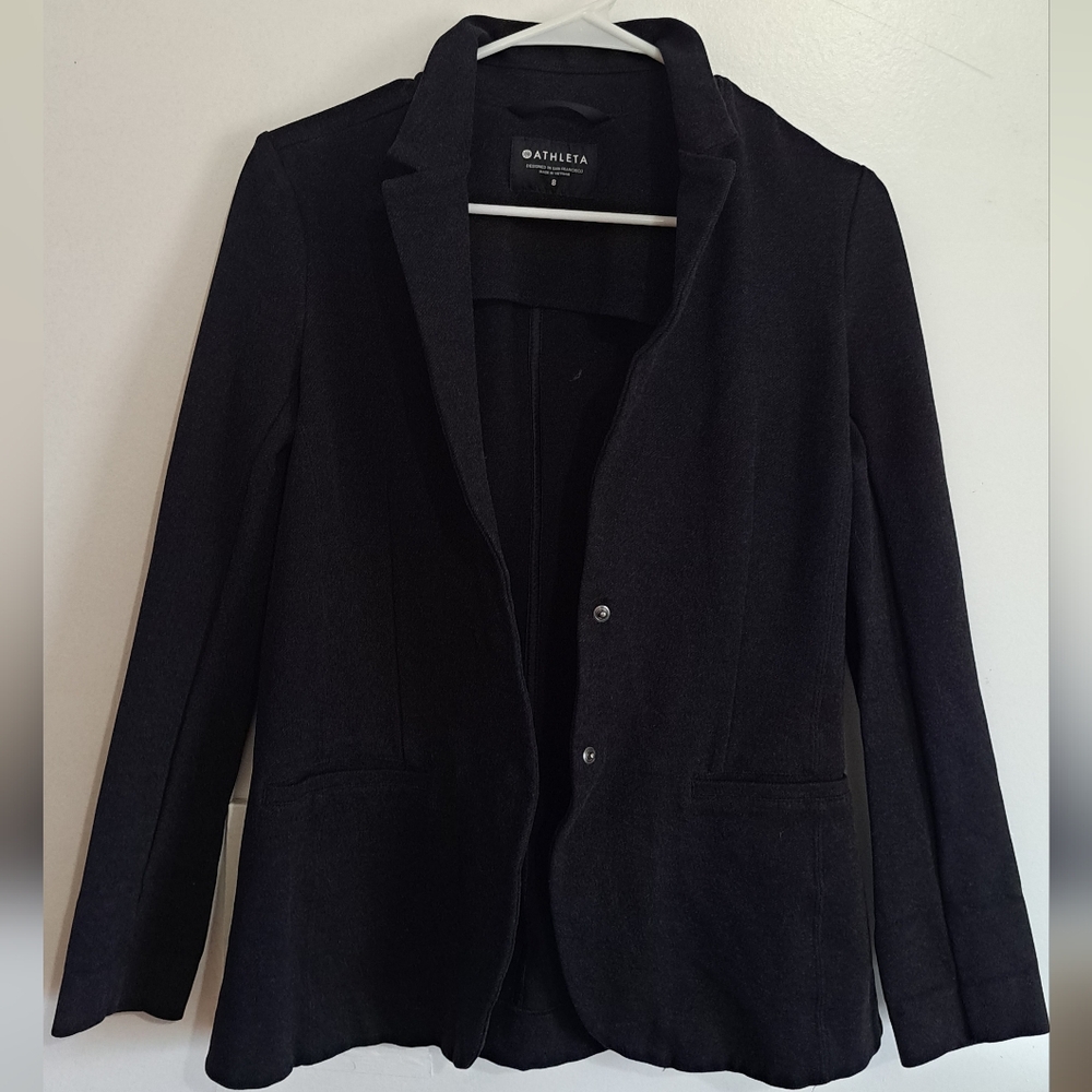 Athleta , ThermoliteSweater Coat /Black Size 8